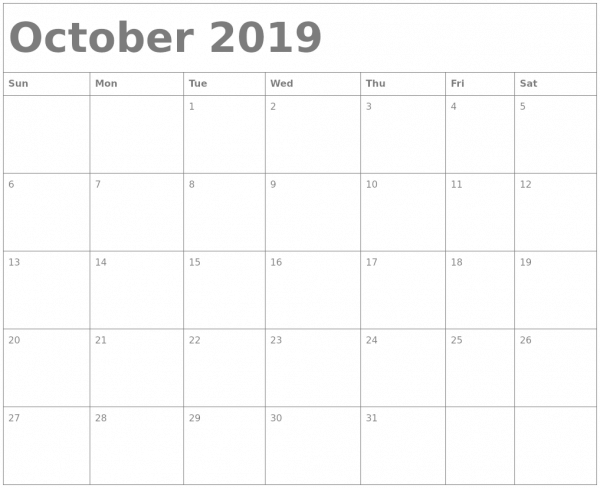 October 2019