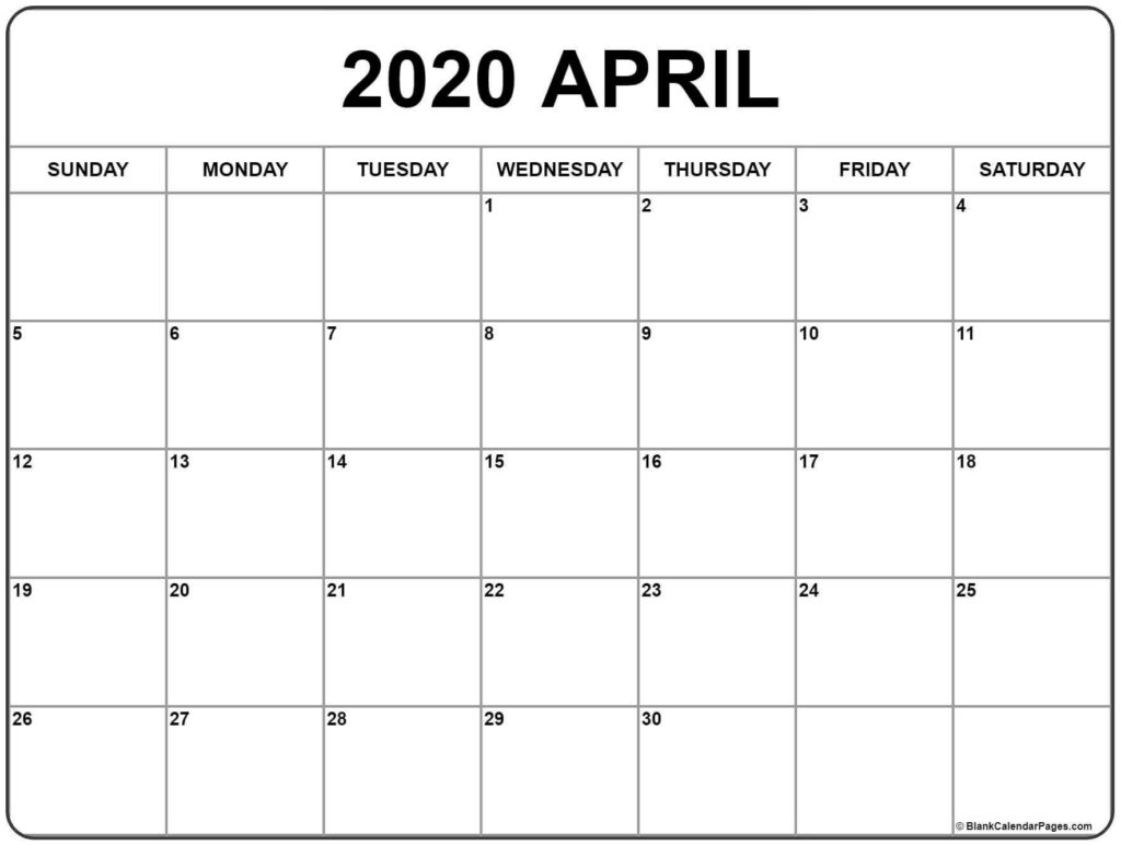 April 2020