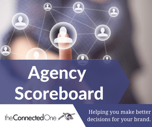The Connected One Agency Scoreboard banner