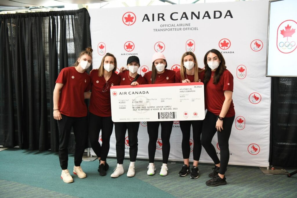 Fly The Flag: Air Canada Marks Team Canada