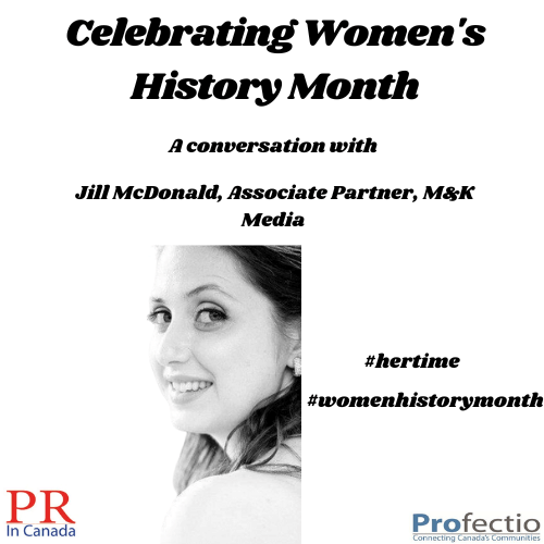 Celebrating Women's History Month with Jill McDonald, #hertime