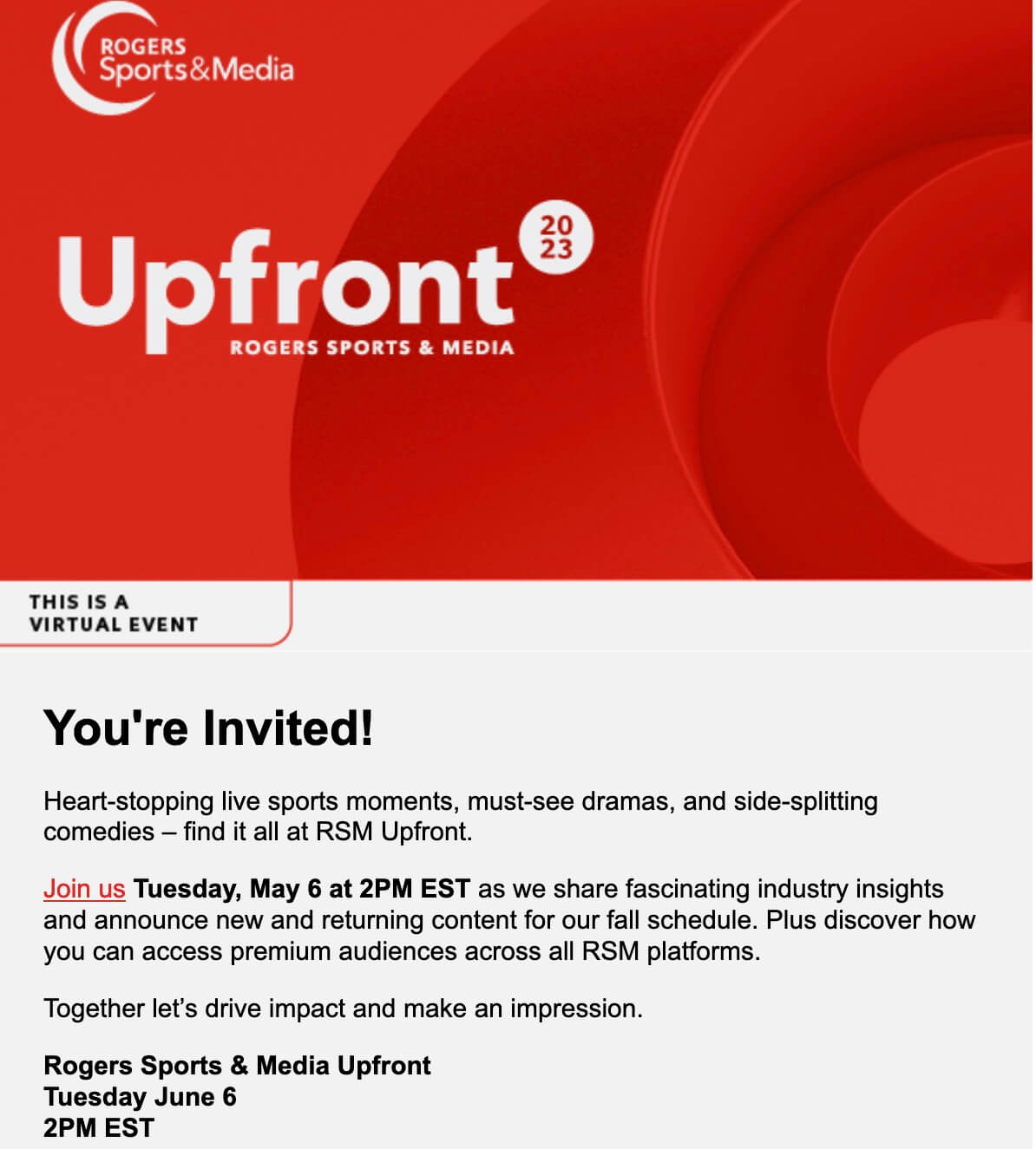 2023 Rogers Upfront - Canadian Ad Insider 2023 Rogers Upfront