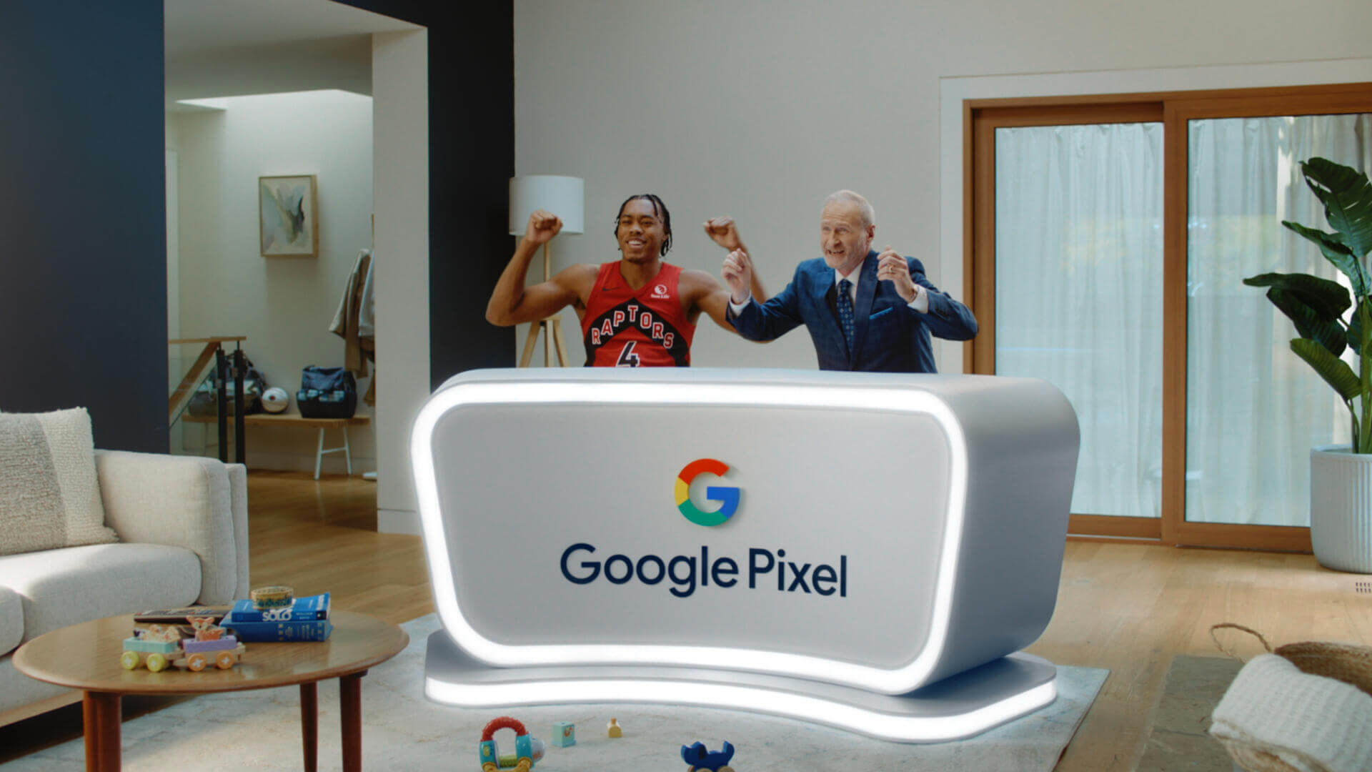 Google Canada teams up with the Raptors for new Google Pixel 8 campaign