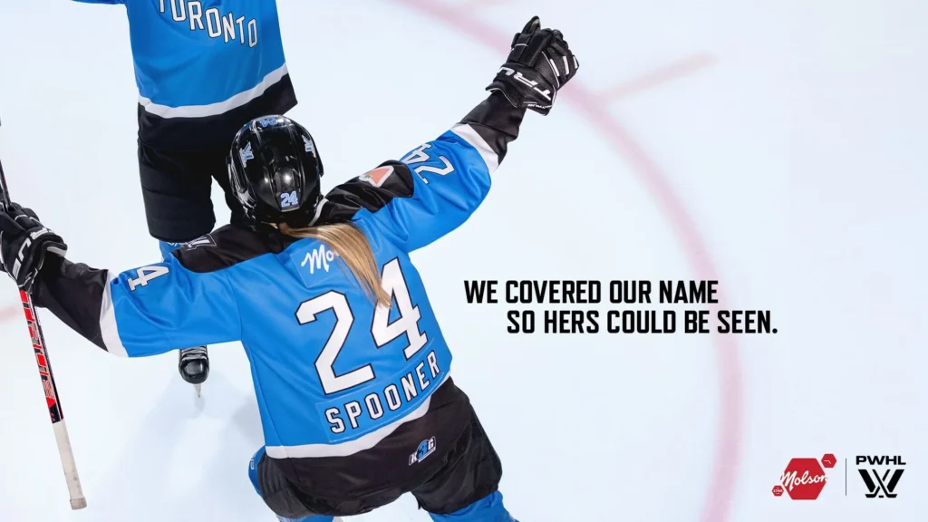 Molson-Molson hides its logo on new PWHL jersey designs to bring