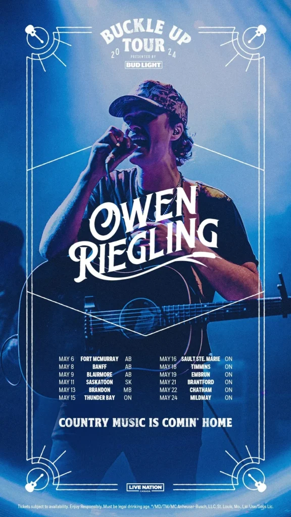 Bud Light Gets Ready To Buckle Up With Country Music Singer Owen Riegling