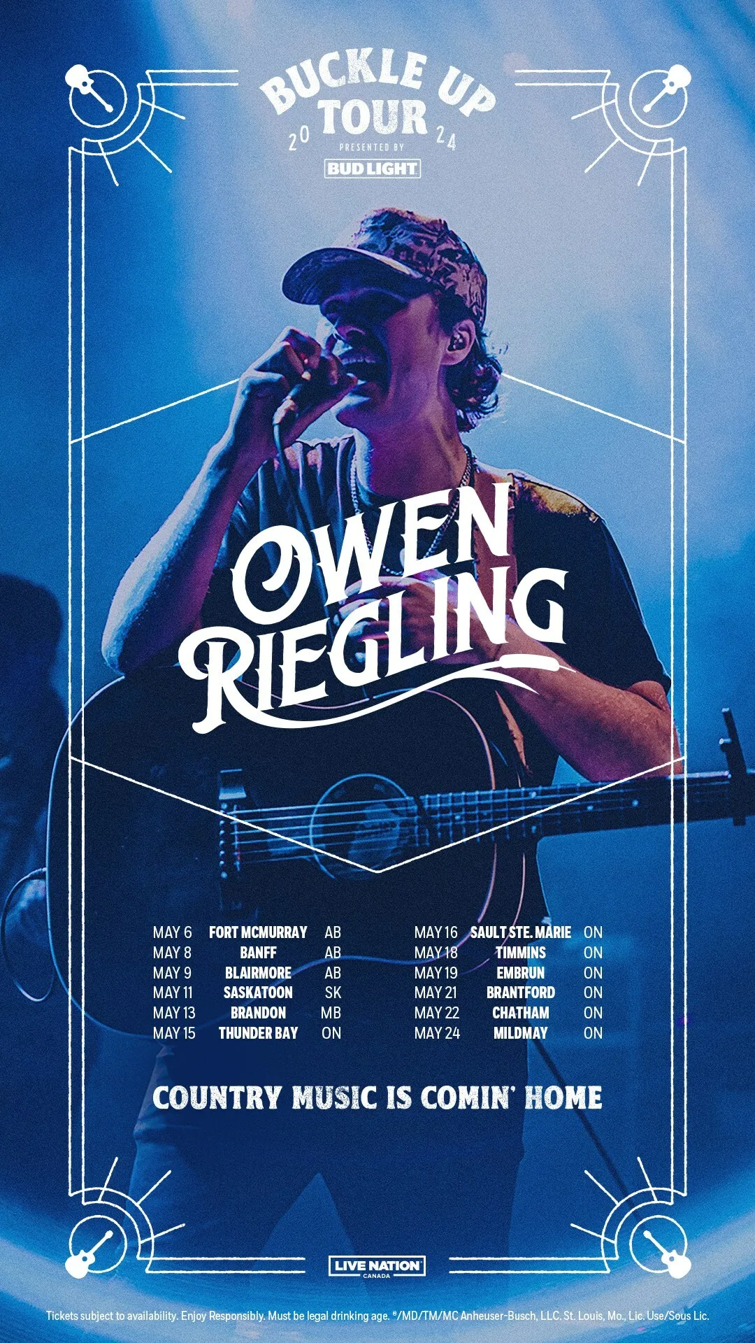 Bud Light Gets Ready To Buckle Up With Country Music Singer Owen Riegling