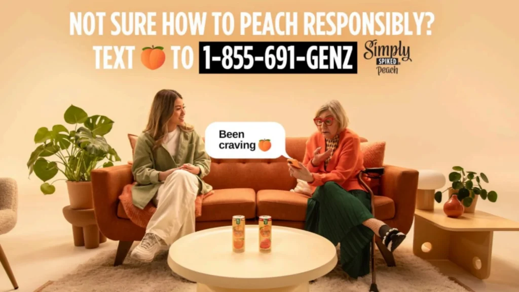 Simply Spiked Launches Peach Flavour, Helps Canadians Peach Responsibly with Ask Gen-Z Hotline