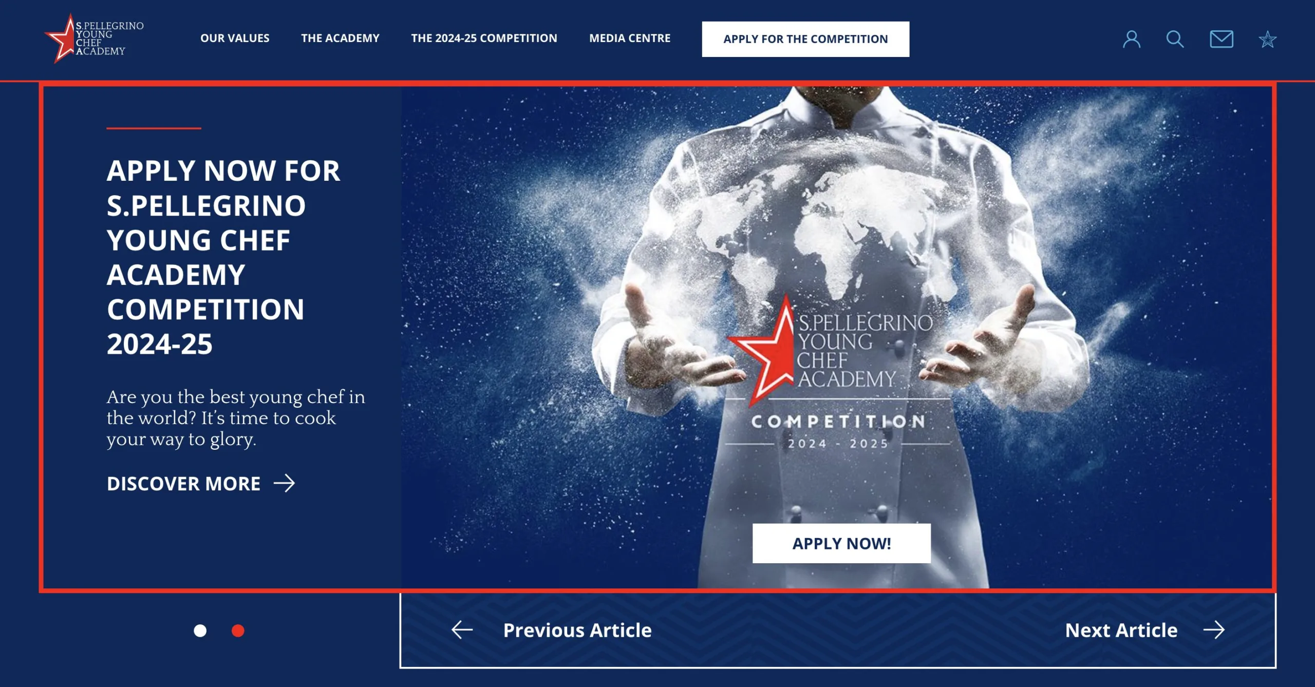 S.Pellegrino Young Chef Academy Competition