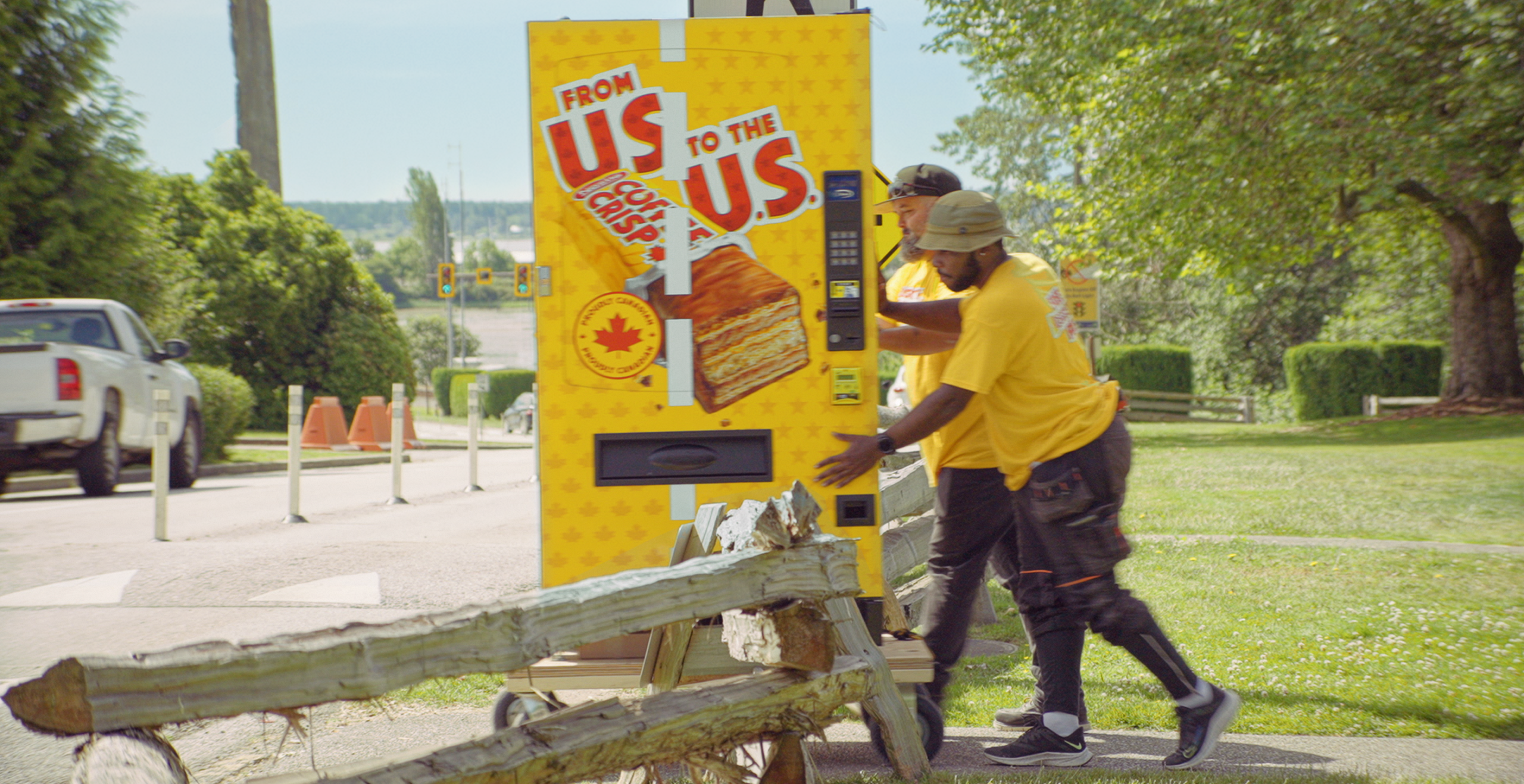 How Did Coffee Crisp Surprise Americans With A Vending Machine?
