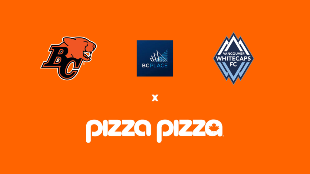 Pizza Pizza announces multi year partnership as the Official Pizza of BC Place, BC Lions and Vancouver Whitecaps FC