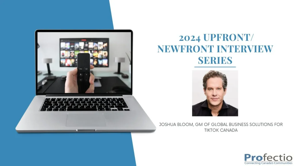 2024 Upfront newfront Interview Series - Joshua Bloom