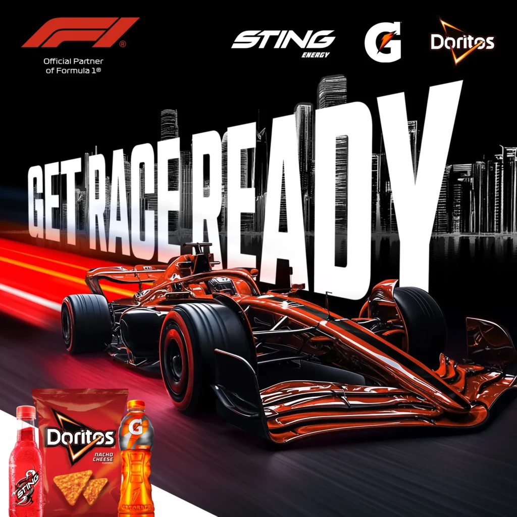 Gatorade, Doritos Sign New Global Partnership With Formula 1