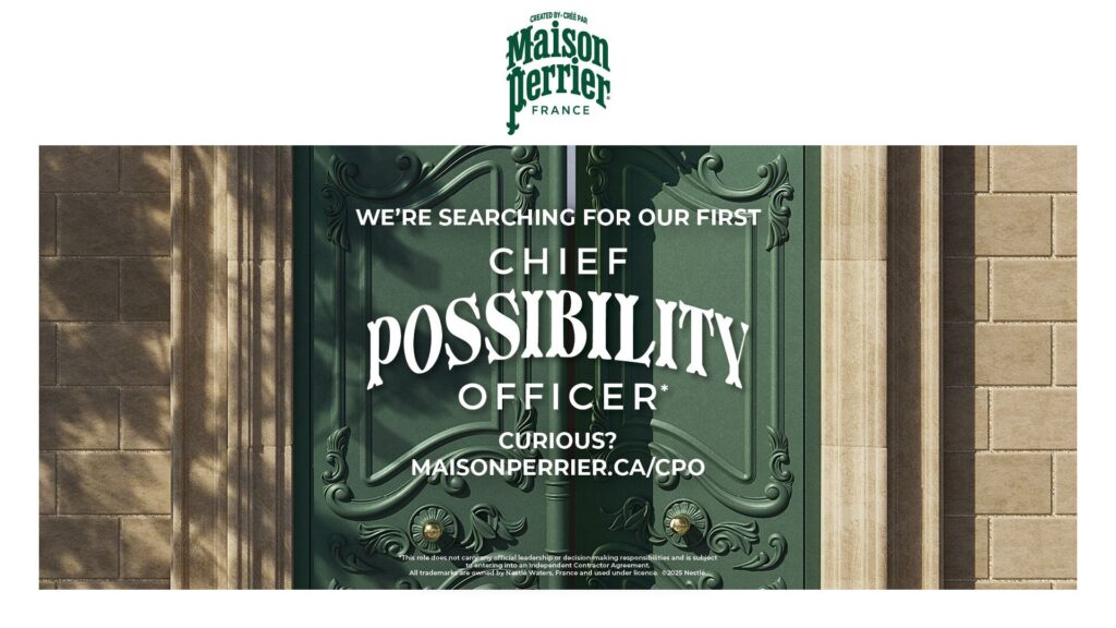 MAISON PERRIER Opens Doors To Creativity With Chief Possibility Officer Search