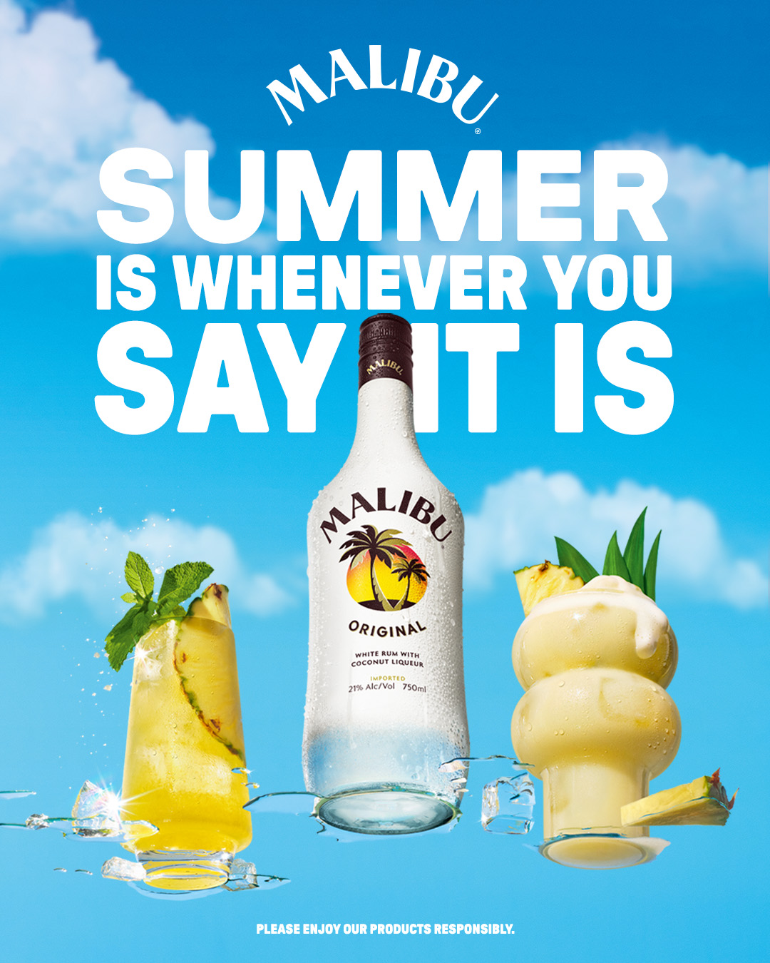 Malibu Wants Gen-Zers To "Clock Off"