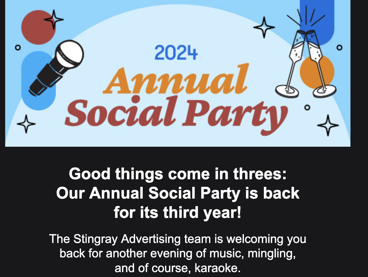 Stingray Advertising Party 2024