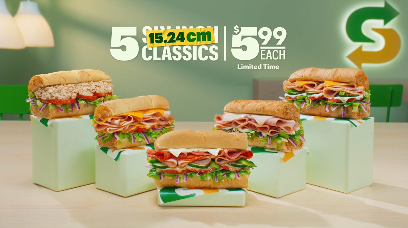 A New Era for Subs: Subway Canada's Ditches The Inches