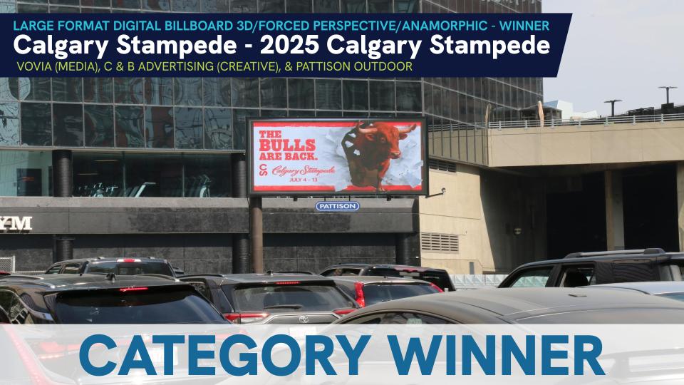 WINNERS Out of Home Day 2025 - Large Format Digital Billboard 3D (Ad Club OOH Day) - Canadian Ad Insider WINNERS Out of Home Day 2025 - Large Format Digital Billboard 3D (Ad Club OOH Day)