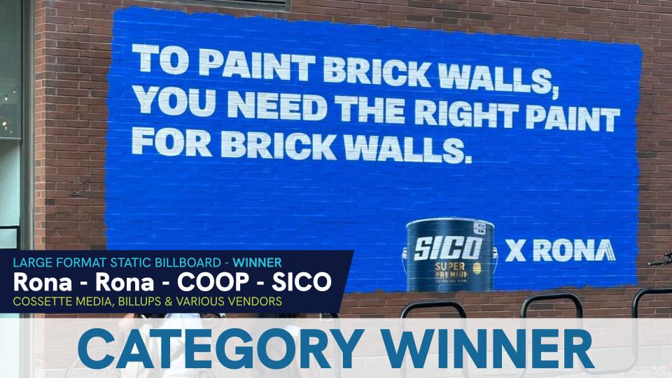 WINNERS Out of Home Day 2025 - Static Billboard (Ad Club OOH Day) - Canadian Ad Insider WINNERS Out of Home Day 2025 - Static Billboard (Ad Club OOH Day)