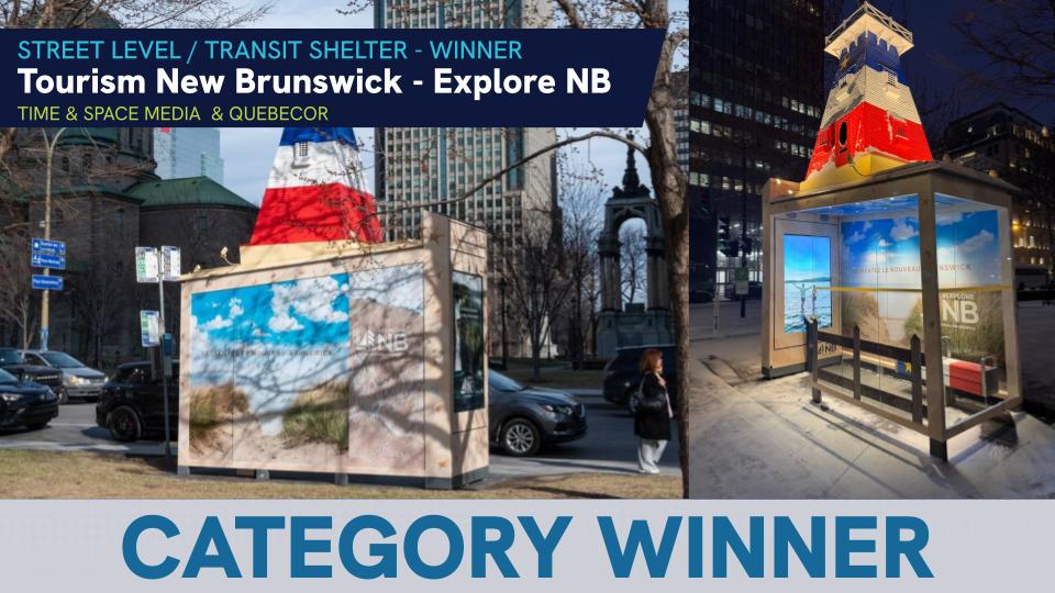 WINNERS Out of Home Day 2025 - StreetLevel-Transit Shelter (Ad Club OOH Day) - Canadian Ad Insider WINNERS Out of Home Day 2025 - StreetLevel-Transit Shelter (Ad Club OOH Day)