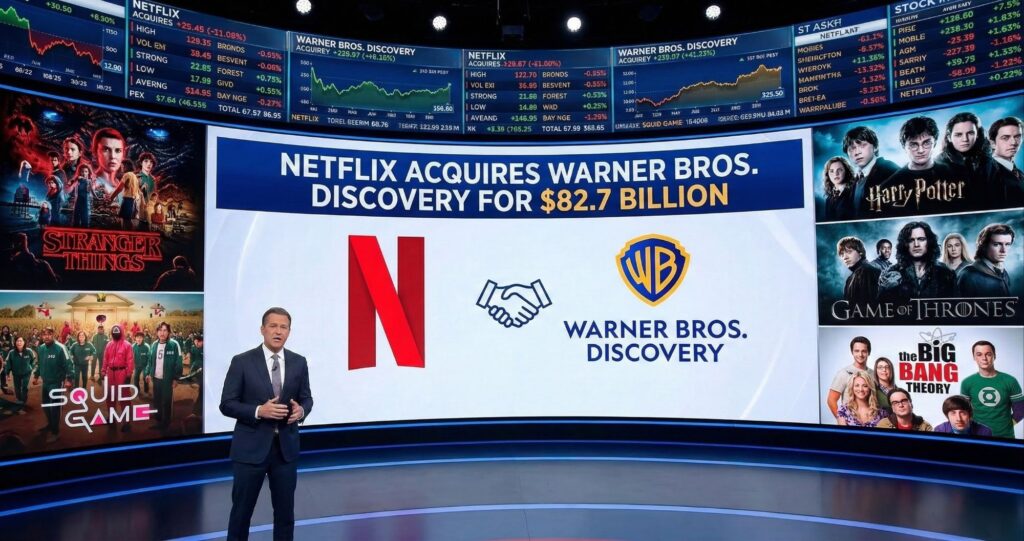 Netflix Acquires Warner Bros. Discovery For $82.7 Billion