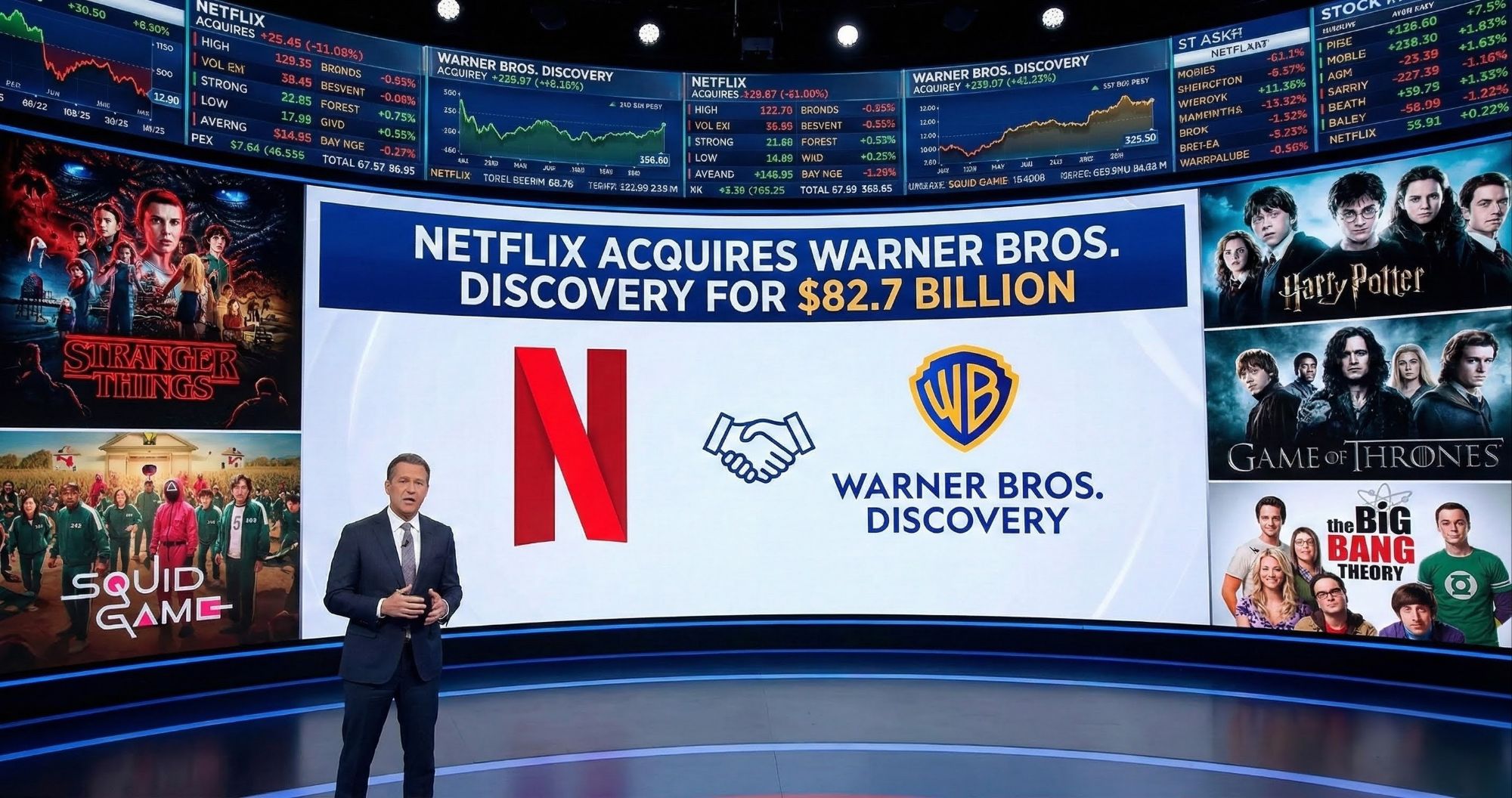 Netflix Acquires Warner Bros. Discovery For $82.7 Billion