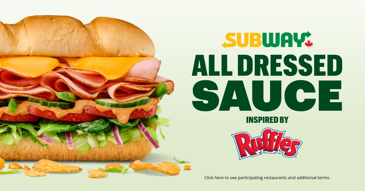 Subway Canada Gets ‘All Dressed’ In Time For National Chip Day