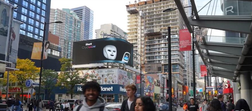 Horizon Media Shark CryoGlow Out-of-Home campaign
