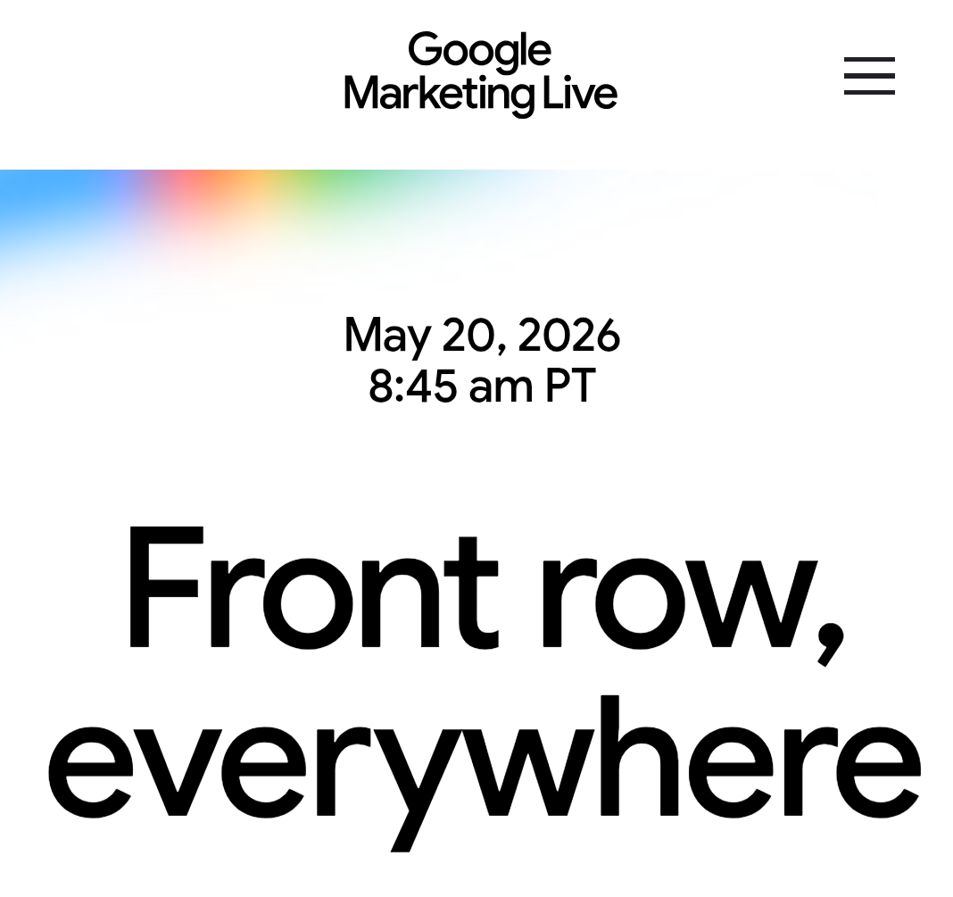 Google Marketing Live 2026