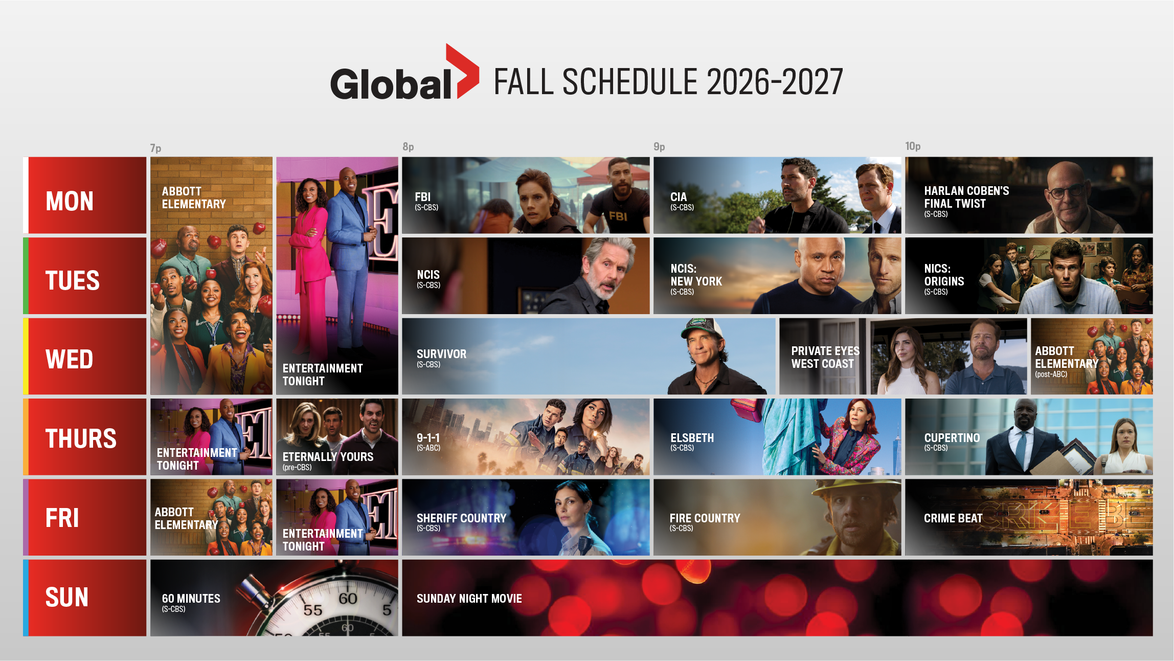 Corus Announces 2026/27 Slate Of Shows