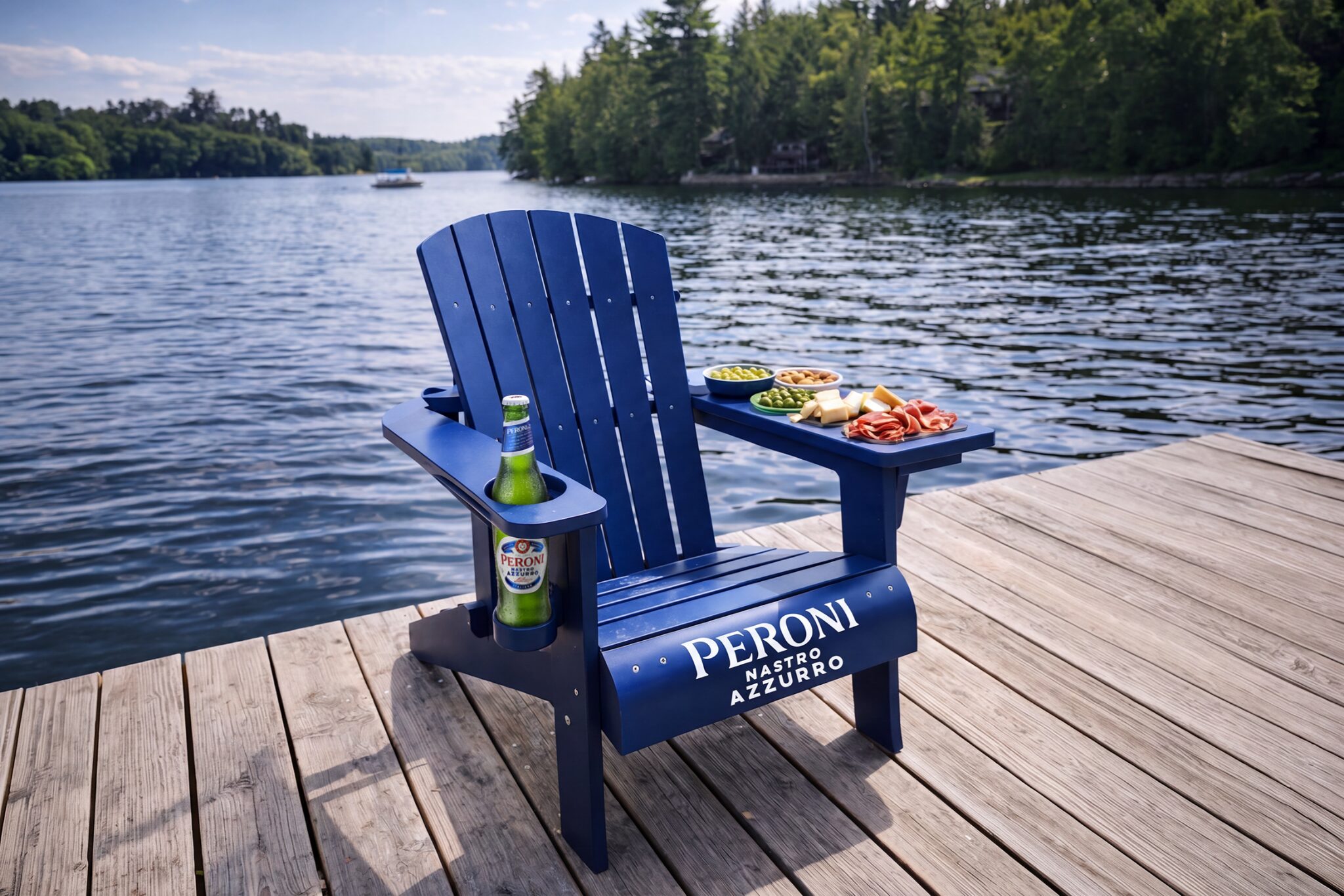 Peroni Nastro Azzurro Puts An Italian Twist On The Muskoka Chair For Summer Campaign - Canadian Ad Insider Peroni Nastro Azzurro Puts An Italian Twist On The Muskoka Chair For Summer Campaign