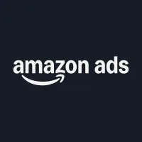 amazon ads logo on a dark navy background