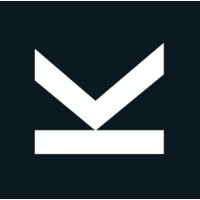 White V-shaped chevron above a horizontal bar on a dark square background, forming a simple abstract logo