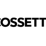 Cossette logo wordmark in bold black on white background