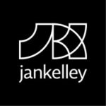 Jan-Kelley.jpeg - Canadian Ad Insider Brand logo for Jankelley: white abstract geometric mark above the name 'jankelley' on a black background.