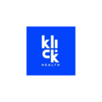 Klick-Health-640-150x150 - Canadian Ad Insider Blue square logo with white stylized letters forming 'KLICK'.