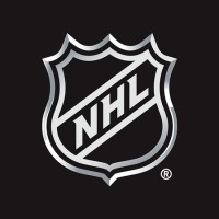 NHL shield logo on a black background.