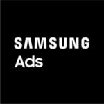 Samsung Ads logo on a black background
