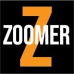 Zoomer logo: large orange Z over the white word ZOOMER on a black background.
