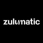 Zulumatic logo with white letters on a black background.