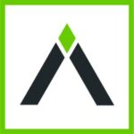 APEX Mobile Media - Canadian Ad Insider Logo with a stylized black 'A' formed by two diagonal bars and a green diamond at the apex.