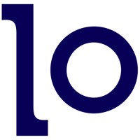 Blue logo with a stylized lowercase 'l' connected to a circular 'o'.