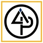 The Altitude Platform - Canadian Ad Insider Company logo: black circular emblem with an abstract triangular design and a blue diamond at the top, framed by a yellow border.