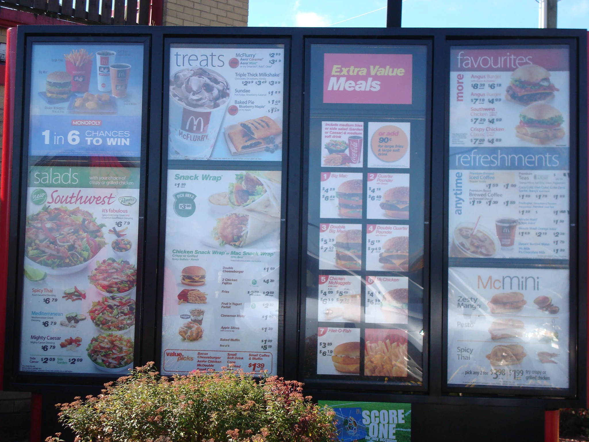 McDonald's drive thru